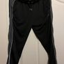 Black BooHoo Man Tracksuit size Large Jumper and Tracksuit Bottoms Image 3