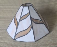Stained glass lampshade