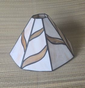 Stained glass lampshade
