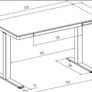 Height adjustable desk, electric, new Image 4