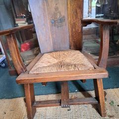 vintage Arts @Crafts Oak Arm Chair