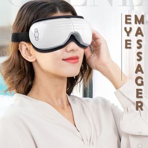 180 Degree Foldable Wireless Electric Eye Massager with Heat, Air Compression Bluetooth Music