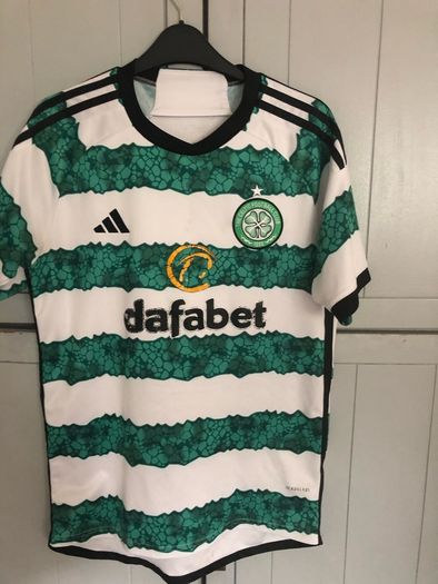 Adidas Celtic FC football jersey.