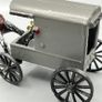 Vintage Cast Iron Metal Amish Driver on Horse Drawn Carriage Buggy Wagon Image 5