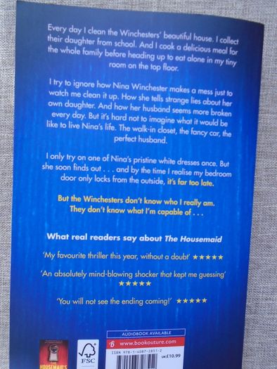 The Housemaid , Paperback book, Fiction, Books