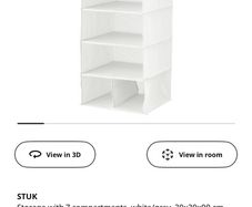Ikea hanging storage