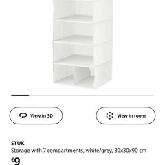 Ikea hanging storage