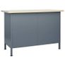 Workbench Black 120x60x85 cm Steel Image 5