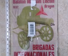 Spanish Civil War Uncut Ration Coupon Sheet - Abraham Lincoln Brigade