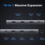 Ugreen Revodok Pro 210 10-in-1 Usb-c Hub (dual Hdmi 4k@60hz, 100w Pd) Image 3