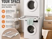 Washing Machine and Tumble Dryer Stacking Kit with Pull-Out Drying Rack