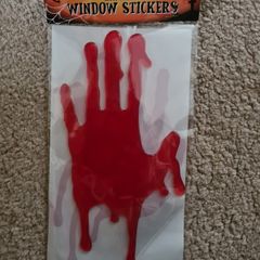 Blood Curdling Hands Window Stickers (2 Pack)