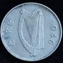 Ireland - 1946 - 6 Pence - Wolfhound - KM.13a - [2705] Image 2