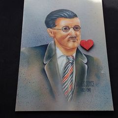 Ireland : Irish Writers Note Card , James Joyce , ( 1882 - 1941) - A John Hinde Publication