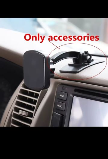 180 Degree Adjustable Adhesive 17mm Ball Head Mount Bracket for Car Dashboard Windshield Wireless Charger Magnetic Phone Holder