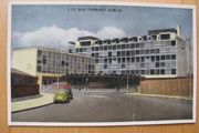 Postcard - 1950's Bus Aras, CIE Bus Terminal, Dublin