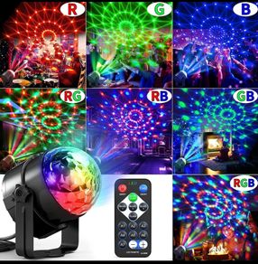 Disco light Party light Sound active with remote controller