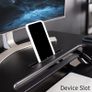 107cm Height Adjustable Stand Up Desk Converter V Series Quick Sit to Tabletop Dual Monitor Riser Workstation Black DESK-V000VL Image 8