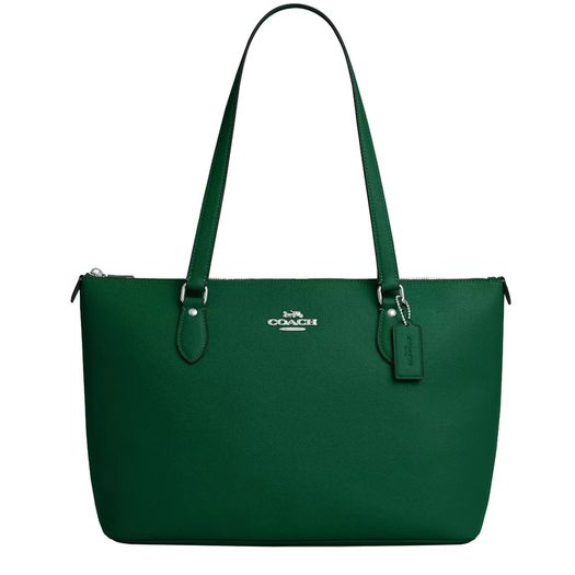 Coach tote bag emerald green