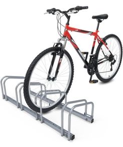 4 Bike Stand Floor or Wall mounted bike rack for garage Bicycle Parking rack Cycle Storage Locking Stand (FREE POSTAGE)