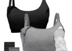 2x Pregnancy Nursing Bra, Wireless, Adjustable,  Size S, Brand New
