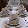 Hand painted Japanese tea set Image 2