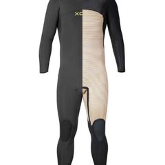 Xcel Comp 4:3mm Men Wetsuit Chest Zip Black 2025