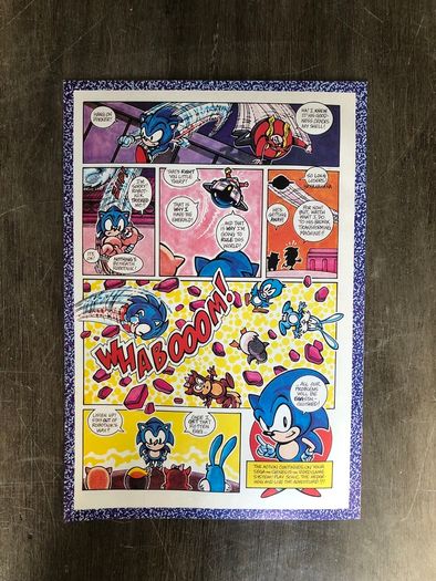 Mean Machines Sonic The Hedgehog Comic