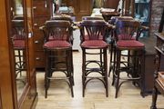 Set of 6 Vintage Bentwood Bar Stools