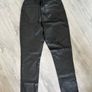 Peacocks Faux leather black slim fit trousers UK10 Image 9