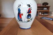 hand painted Brittany vase