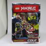 LEGO Ninjago Cole Minifigure Foil Pack Polybag Limited Edition Brand New Sealed Image 2