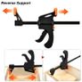 Woodworking Clamp F Hard Quick Release Ratchet Speed Squeeze Clip Kit Long Carpenter Set Nylon Gadget Work Bar Hand Tool 4inch Image 2