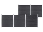 Garden Fence WPC 872x186 cm Grey