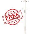 NEW SALE | Metal Coat Rack, Clothes Stand, Hat Handbag Hanger, 182 cm Tall Hall Tree
