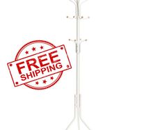 NEW SALE | Metal Coat Rack, Clothes Stand, Hat Handbag Hanger, 182 cm Tall Hall Tree