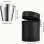 5pcs Premium Stainless Steel Shot Glasses - 1oz Metal Cups for Whiskey. New, unopened. Image 2
