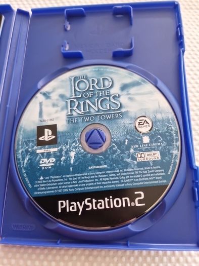 The Lord of the Rings The Two Towers PlayStation2 Ps2 Games Original