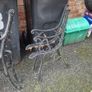iron cast garden bench sides Image 4