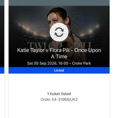 Pitch Seating Katie Taylor Tickets
