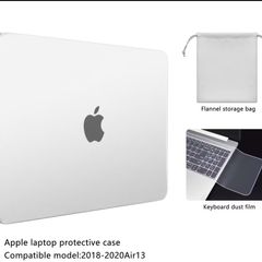 Macbook Air M1 A2337 A2179 1932 Clear Frosted Protective Case