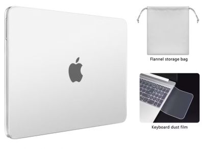 Macbook Air M1 A2337 A2179 1932 Clear Frosted Protective Case