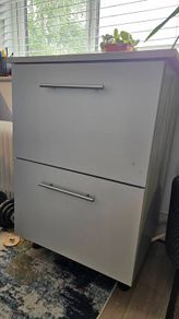 Custom built 2-drawer cabinet