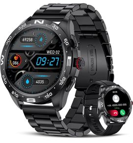 Smart Watch with Answer/Make Calls, 2022 1.32'' HD Touch Screen Fitness Tracker with Heart Rate Sleep Monitor 20 Sports Modes IP68 Waterproof Pedometer,Bluetooth Men's Smart Watches for Android iOS AVAILABLE IN BLACK/SILVER (FREE POSTAGE)