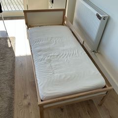 Ikea Sniglar kids bed frame with mattress