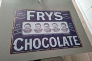Frys Chocolate Metal Sign