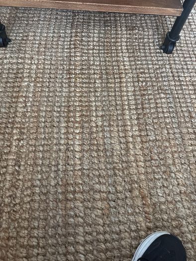 190 by 290 app woven brown rustic jute sisal hand knotted rug