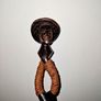 Antique hand carved pacific Cannibal fork Image 2