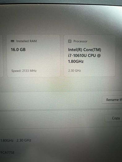 Lenovo x1 carbon i7 pro 10gen 16/512 win 11 pro Touchscreen