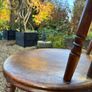 Antique Solid Elm Penny Chairs x 2 Image 5